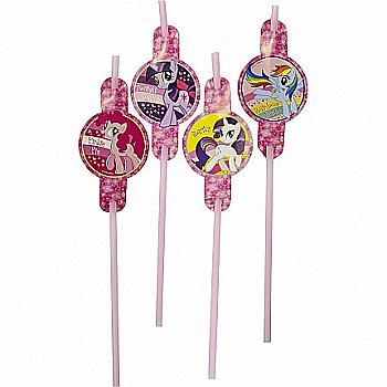 Трубочки для коктейля Mой маленький пони, 8 ед, 1502-1332