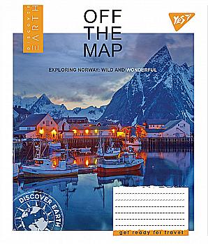 Тетрадь 96 кл. YES Off the map, 765564