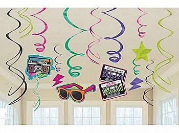 Спіраль Диско 80-х 61 см 12 од, 3501-0187