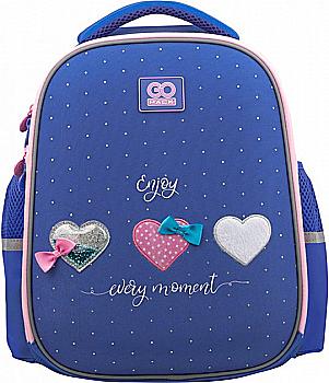 Рюкзак полукаркасный GoPack Education Hearts 165S-2, GO22-165S-2 Рюкзак полукаркасный GoPack Education Hearts 165S-2, GO22-165S-2