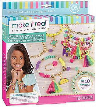 Набір для створення прикрас "Неонове сяйво" MR1313, Make it Real