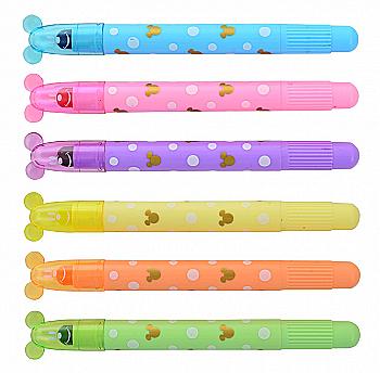 Маркер гелевый, 6 цв./24шт., 390441 Маркер гелевый, 6 цв./24шт., 390441