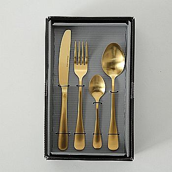 Набір столових приладів "Landlord" 16 предм., золотий, 7530000