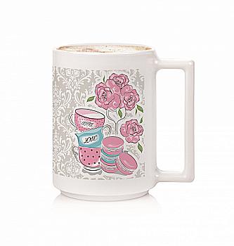Чашка A La Bone Roses Realm, 380 мл, Q5933 Luminarc Чашка A La Bone Roses Realm, 380 мл, Q5933 Luminarc