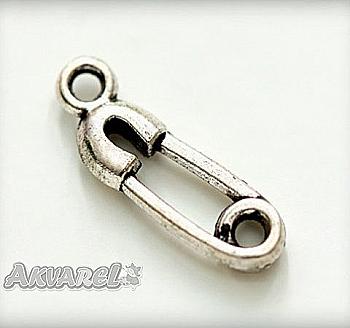 Набір металевих підвісок Булавочка 4*19мм, 10шт