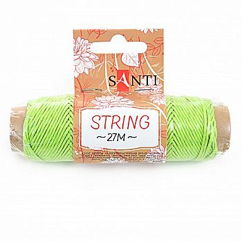 Шнур декоративний, зелений, 27 м, 741618