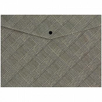 Папка на кнопці А4+, Tartan Olive, 1495-20-A