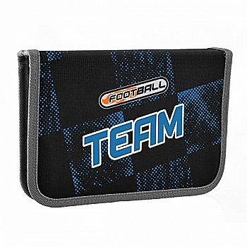 Пенал твердый одинарный без клапана 1В HP-02 "Team football", 532820 Пенал твердый одинарный без клапана 1В HP-02 "Team football", 532820