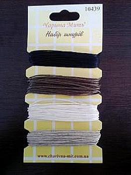 Набор шнуров, (4 цвета * 9,1 м), ТМ "Волшебный миг"