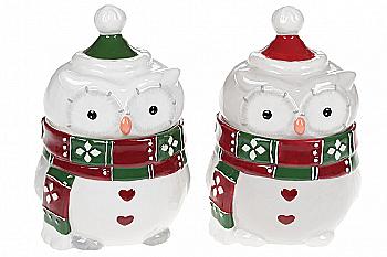 Банка керамічна "Мудра Сова" 350 мл, 834-307 Банка керамічна "Мудра Сова" 350 мл, 834-307