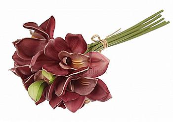 Орхідея декоративна, бордова, 51-14092