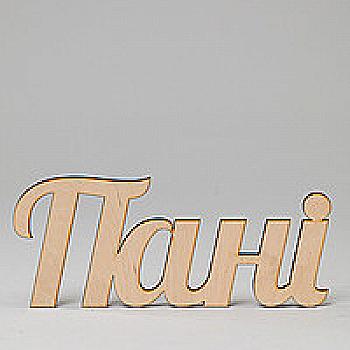 Заготовка деревянная Госпожа, С166