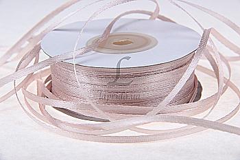 Стрічка атлас 3 мм-91 м, 172, молочна