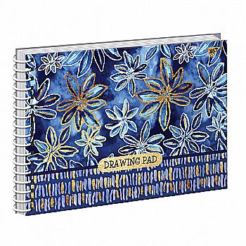 Альбом для рисования А4 20 л./100 "Indigo" на спирали фольга золото + софт-тач + УФ-выб., 130479 Yes Альбом для рисования А4 20 л./100 "Indigo" на спирали фольга золото + софт-тач + УФ-выб., 130479 Yes