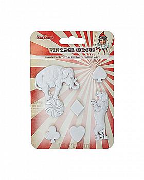 Набор полимерных фигурок Старый цирк. цирковое представление