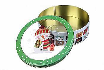 Подарункова коробка бляшана середня, 63-906