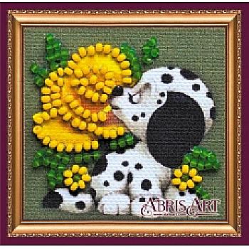 Набір для вишивки бісером "Магніт міні" Цуценя, AMM-056 Набір для вишивки бісером "Магніт міні" Цуценя, AMM-056