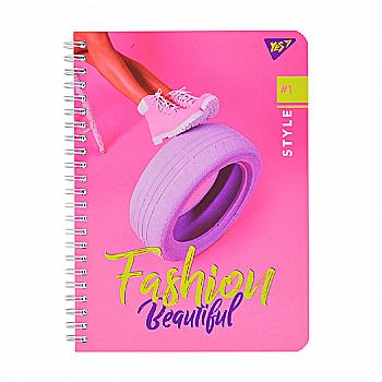 Зошит А5 80 кл. YES дв.сп. Fashion beauty, 681312 Зошит А5 80 кл. YES дв.сп. Fashion beauty, 681312