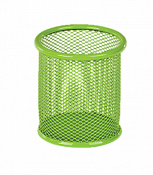 Підставка для ручок 90*90*100 мм, метал, салатна, кругла ZB.3100-15 Підставка для ручок 90*90*100 мм, метал, салатна, кругла ZB.3100-15