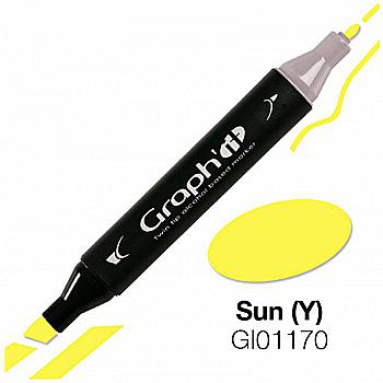 Маркер двухсторонний, Солнце (1170), GI01170 Graph`it Маркер двухсторонний, Солнце (1170), GI01170 Graph`it