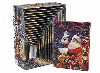 Подарункова коробка новорічна №7, 74-0940