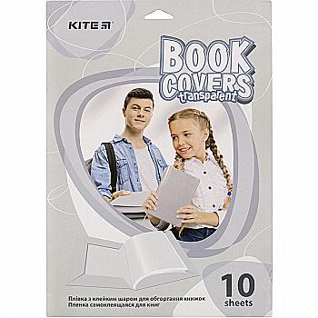 Плівка самоклеюча для книг 50*36 см, 10 арк., прозора, K20-306 Плівка самоклеюча для книг 50*36 см, 10 арк., прозора, K20-306