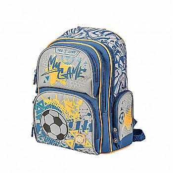 Рюкзак шкільний YES S-30 Juno "Football", сірий, 558005