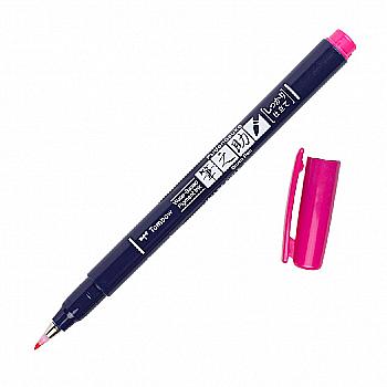 Кисть-ручка Brush Pen Fudenosuke на водной основе BH22, розовый, WS-BH22 Tombow Кисть-ручка Brush Pen Fudenosuke на водной основе BH22, розовый, WS-BH22 Tombow