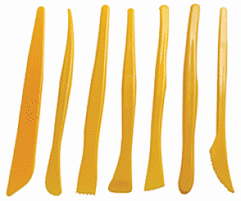 Палочки пластмасовые для лепки (7шт), ТМ "Чарівна мить"