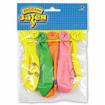 Набор шариков Улыбка 30 см 5 ед, 1111-0039