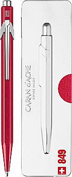 Ручка Caran d`Ache 849 Metal-X Червона+box, 849.780