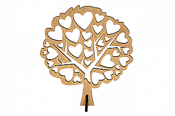 Заготовка Дерево любви 1, МДФ, 23,5*26*0,5 см, ROSA Talent