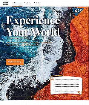 Зошит 18 лін. YES Experience your world, 765520