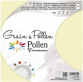 Заготовка д/открыток сложенная зернистая Pollen 105*210 мм/210 г, Lime juice/Лаймовый сок, 23540C Заготовка д/открыток сложенная зернистая Pollen 105*210 мм/210 г, Lime juice/Лаймовый сок, 23540C
