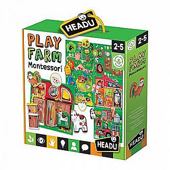 Игра-пазл Монтессори "Життя на ферм", MU23608