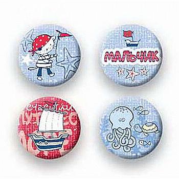 Набір металевих фішок № 8 Морські пригоди Зої та Зігі