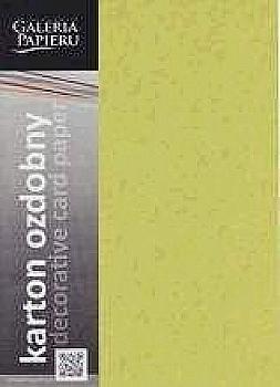 Бумага декоративная картонная А4, Оливковый "Leaves", 203605