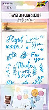 Наклейки из фольги "Lettering" 9,5*21,5 см (1 л., 16 шт.), 17204 Folia Наклейки из фольги "Lettering" 9,5*21,5 см (1 л., 16 шт.), 17204 Folia