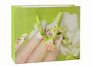 Подарунковий пакет "Nails&Flowers" 32*11*26 см, 3-2926