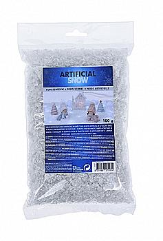 Снег искусственный рассыпной 100 г, серебрянный (в пакете), AAZ400070 Снег искусственный рассыпной 100 г, серебрянный (в пакете), AAZ400070