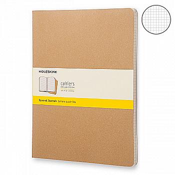 Записник Беж, клітинка XXL, Moleskine Cahier, QP432 Записник Беж, клітинка XXL, Moleskine Cahier, QP432