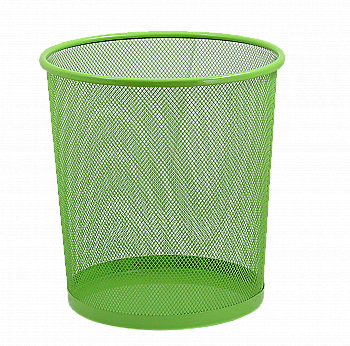 Кошик для паперів круглий 295*295*280 мм, металев, салатовий ZB.3126-15 Кошик для паперів круглий 295*295*280 мм, металев, салатовий ZB.3126-15