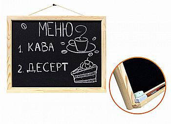 Дошка магнітна (крейда), 30х40см, сосна, Rosa Talent Дошка магнітна (крейда), 30х40см, сосна, Rosa Talent