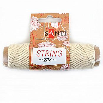 Шнур декоративний, бежевий, 27 м, 741611