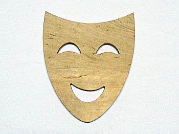 Заготовка деревянная декупажная "Маска", 0734