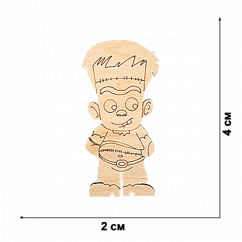 Набір заготівок дерев`яних (5 шт.+магніт. стрічка), FLC-357