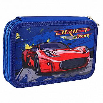 Пенал твердий подвійний  HP-01 "Drift", 20*13*4,5, 532413