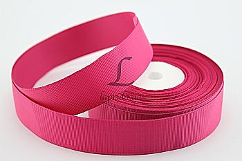 Стрічка репсова 2,5 cм-18 м, GX-23т. рожева