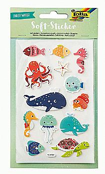 Наклейки мягкие "Под водой" (2 л., 25 шт.), 19302 Folia Наклейки мягкие "Под водой" (2 л., 25 шт.), 19302 Folia