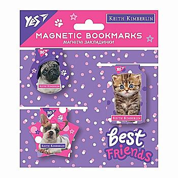 Закладки магнітні YES "Keith Kimberlin" 3 шт, 707731 Закладки магнітні YES "Keith Kimberlin" 3 шт, 707731